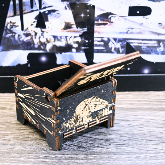 Star Wars "Star Wars Main Title (Star Wars Theme Song)" Wind-Up Automatic Music Box | "Lightspeed" Theme