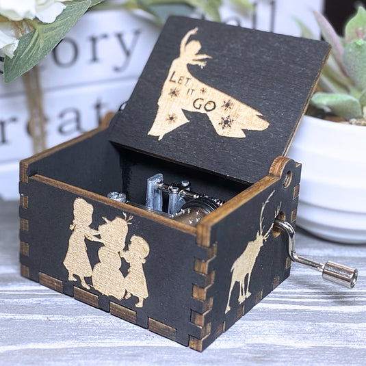 The box's charming design and ethereal melody make it the perfect keepsake for any Frozen enthusiast.