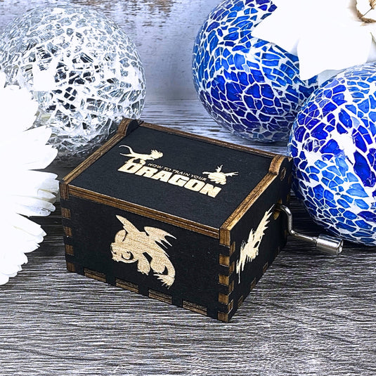 Looking for a gift for a How to Train Your Dragon fan? MarketPlacefad offers unique wooden music boxes that combine art and music perfectly. Each box produces a beautiful melody that will transport you to a world of pure delight.