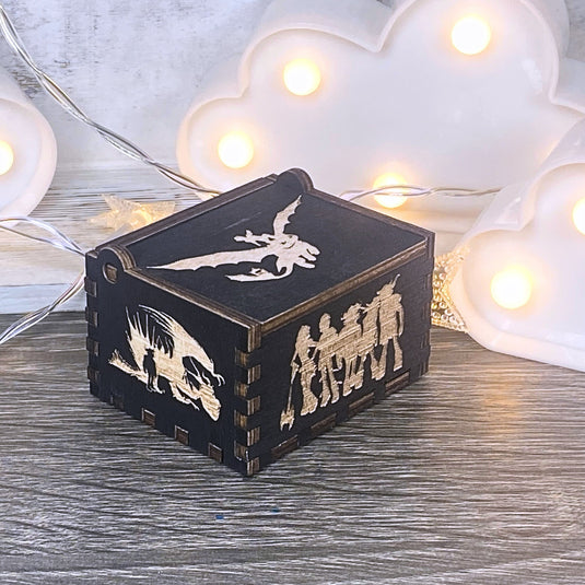 Looking for a gift for a How to Train Your Dragon fan? MarketPlacefad offers unique wooden music boxes that combine art and music perfectly. Each box produces a beautiful melody that will transport you to a world of pure delight.